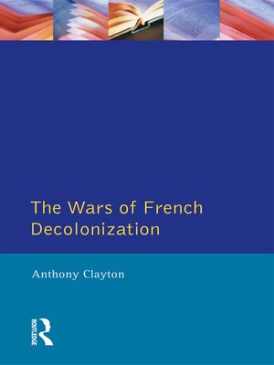 cover image of The Wars of French Decolonization